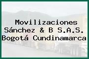 Movilizaciones Sánchez & B S.A.S. Bogotá Cundinamarca
