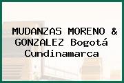 MUDANZAS MORENO & GONZALEZ Bogotá Cundinamarca