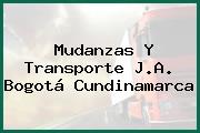 Mudanzas Y Transporte J.A. Bogotá Cundinamarca