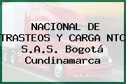 NACIONAL DE TRASTEOS Y CARGA NTC S.A.S. Bogotá Cundinamarca