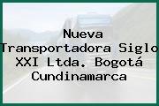 Nueva Transportadora Siglo XXI Ltda. Bogotá Cundinamarca