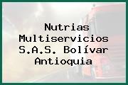 Nutrias Multiservicios S.A.S. Bolívar Antioquia