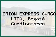 ORION EXPRESS CARGO LTDA. Bogotá Cundinamarca