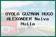 OYOLA GUZMAN HUGO ALEXANDER Neiva Huila