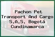 Pachon Pet Transport And Cargo S.A.S. Bogotá Cundinamarca