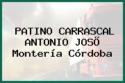 PATINO CARRASCAL ANTONIO JOSÕ Montería Córdoba