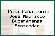 Peña Peña Lenin Jose Mauricio Bucaramanga Santander