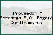 Proveedor Y Sercarga S.A. Bogotá Cundinamarca