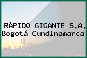 RÁPIDO GIGANTE S.A. Bogotá Cundinamarca
