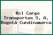 Rcl Cargo Transportes S. A. Bogotá Cundinamarca