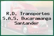 R.D. Transportes S.A.S. Bucaramanga Santander