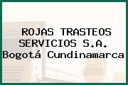 ROJAS TRASTEOS SERVICIOS S.A. Bogotá Cundinamarca
