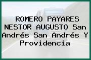 ROMERO PAYARES NESTOR AUGUSTO San Andrés San Andrés Y Providencia