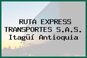 RUTA EXPRESS TRANSPORTES S.A.S. Itagüí Antioquia