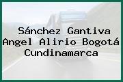 Sánchez Gantiva Angel Alirio Bogotá Cundinamarca