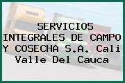 SERVICIOS INTEGRALES DE CAMPO Y COSECHA S.A. Cali Valle Del Cauca