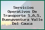 Servicios Operativos De Transporte S.A.S. Buenaventura Valle Del Cauca