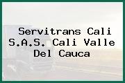 Servitrans Cali S.A.S. Cali Valle Del Cauca