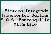 Sistema Integrado Transportes Quitian S.A.S. Barranquilla Atlántico