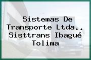 Sistemas De Transporte Ltda.. Sisttrans Ibagué Tolima