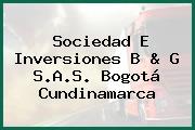 Sociedad E Inversiones B & G S.A.S. Bogotá Cundinamarca