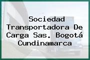 Sociedad Transportadora De Carga Sas. Bogotá Cundinamarca