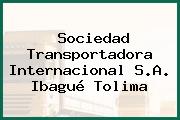 Sociedad Transportadora Internacional S.A. Ibagué Tolima