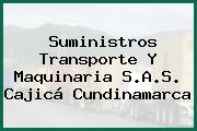 Suministros Transporte Y Maquinaria S.A.S. Cajicá Cundinamarca