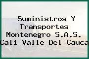 Suministros Y Transportes Montenegro S.A.S. Cali Valle Del Cauca