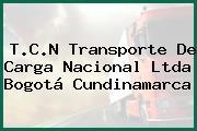 T.C.N Transporte De Carga Nacional Ltda Bogotá Cundinamarca