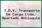 T.D.V. Transporte De Carga Ltda. Apartadó Antioquia