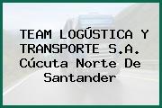 TEAM LOGÚSTICA Y TRANSPORTE S.A. Cúcuta Norte De Santander