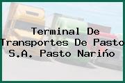 Terminal De Transportes De Pasto S.A. Pasto Nariño
