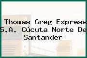 Thomas Greg Express S.A. Cúcuta Norte De Santander