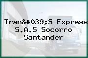 Tran'S Express S.A.S Socorro Santander