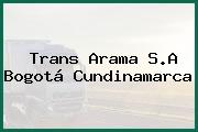 TRANS ARAMA S.A. Bogotá Cundinamarca