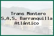 Trans Montero S.A.S. Barranquilla Atlántico