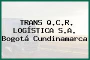 TRANS Q.C.R. LOGÍSTICA S.A. Bogotá Cundinamarca