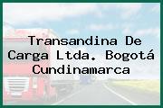 Transandina De Carga Ltda. Bogotá Cundinamarca