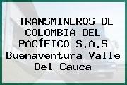 TRANSMINEROS DE COLOMBIA DEL PACÍFICO S.A.S Buenaventura Valle Del Cauca