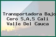 Transportadora Bajo Cero S.A.S Cali Valle Del Cauca