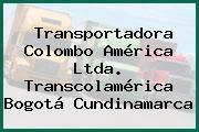 Transportadora Colombo América Ltda. Transcolamérica Bogotá Cundinamarca