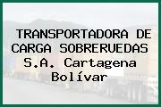 Ver transportadora de carga sobreruedas sa cartagena bolivar TRANSPORTADORA DE CARGA SOBRERUEDAS S.A. Cartagena Bolívar