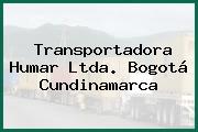 Transportadora Humar Ltda. Bogotá Cundinamarca