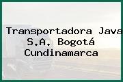 Transportadora Java S.A. Bogotá Cundinamarca