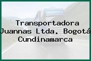 Transportadora Juannas Ltda. Bogotá Cundinamarca