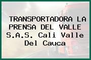 TRANSPORTADORA LA PRENSA DEL VALLE S.A.S. Cali Valle Del Cauca