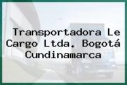 Transportadora Le Cargo Ltda. Bogotá Cundinamarca
