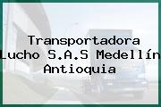 Transportadora Lucho S.A.S Medellín Antioquia