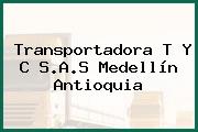 Transportadora T Y C S.A.S Medellín Antioquia